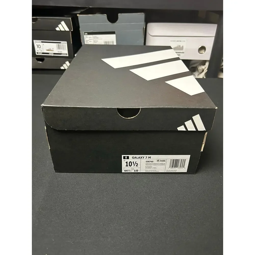 adidas Galaxy 7 Core Black White / Size 10.5 / Brand New!!